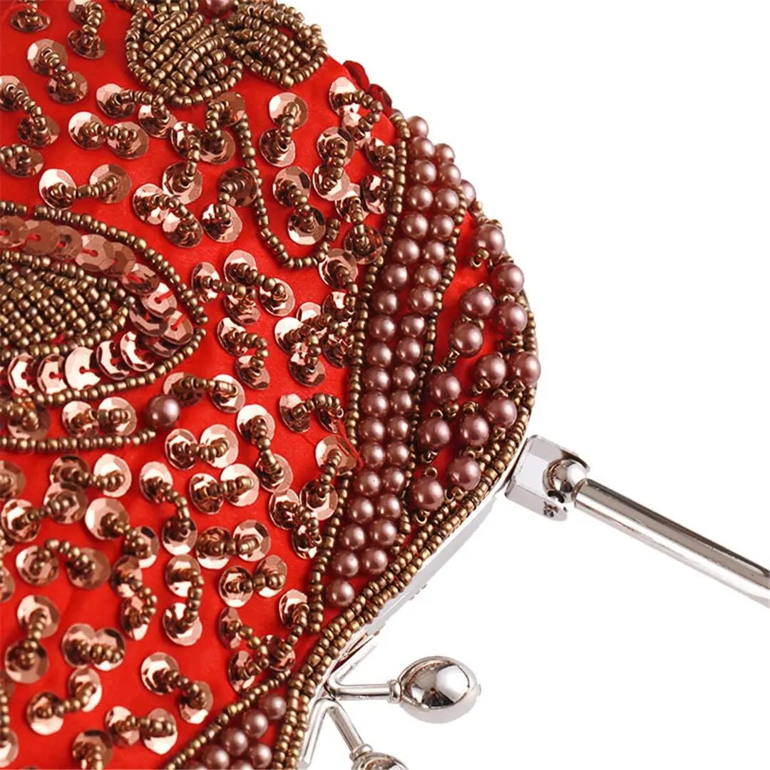 Women's Vintage Evening Bags Party Clutch Bag Purse Handbag Shoulder Bag