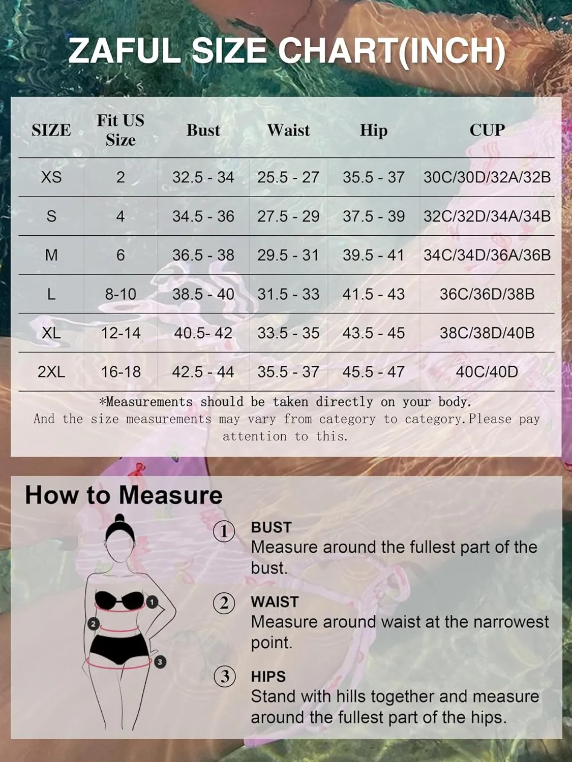 ZAFUL Women's High Waisted Tankini Scoop Neck Knotted Two Pieces Tankini Set Swimsuit